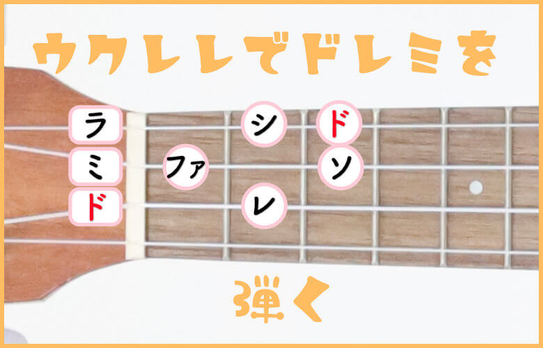 ウクレレでドレミを弾いてみよう（写真と動画で解説） | ウクレレ初心者のすすめ